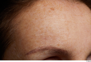 HD Face skin Alicia Dengra eyebrow forehead pores skin texture…